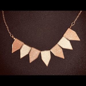 Rose and gold elegant necklace.